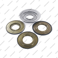 Комплект поршней (4шт., обрезиненные, контрпоршень C1 с вырезами внутри)*