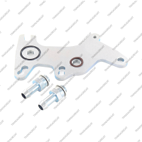 Адаптер для установки дополнительного радиатора вместо основного прямоугольного (тип 4)*